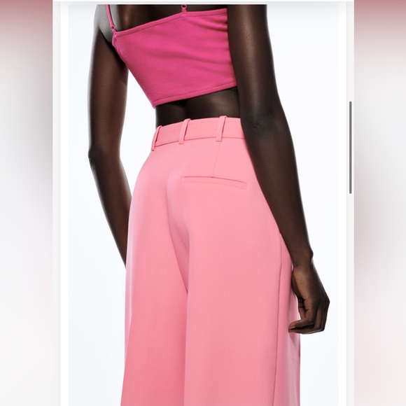 Zara Pants & Jumpsuits Zara Wide Leg Menswear Pants Poshmark